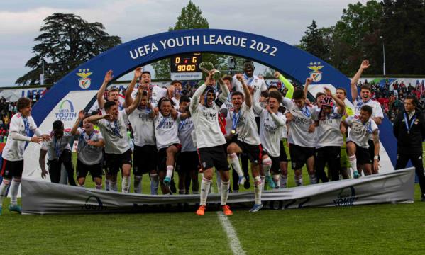 Festa do Benfica pela conquista da Youth League
