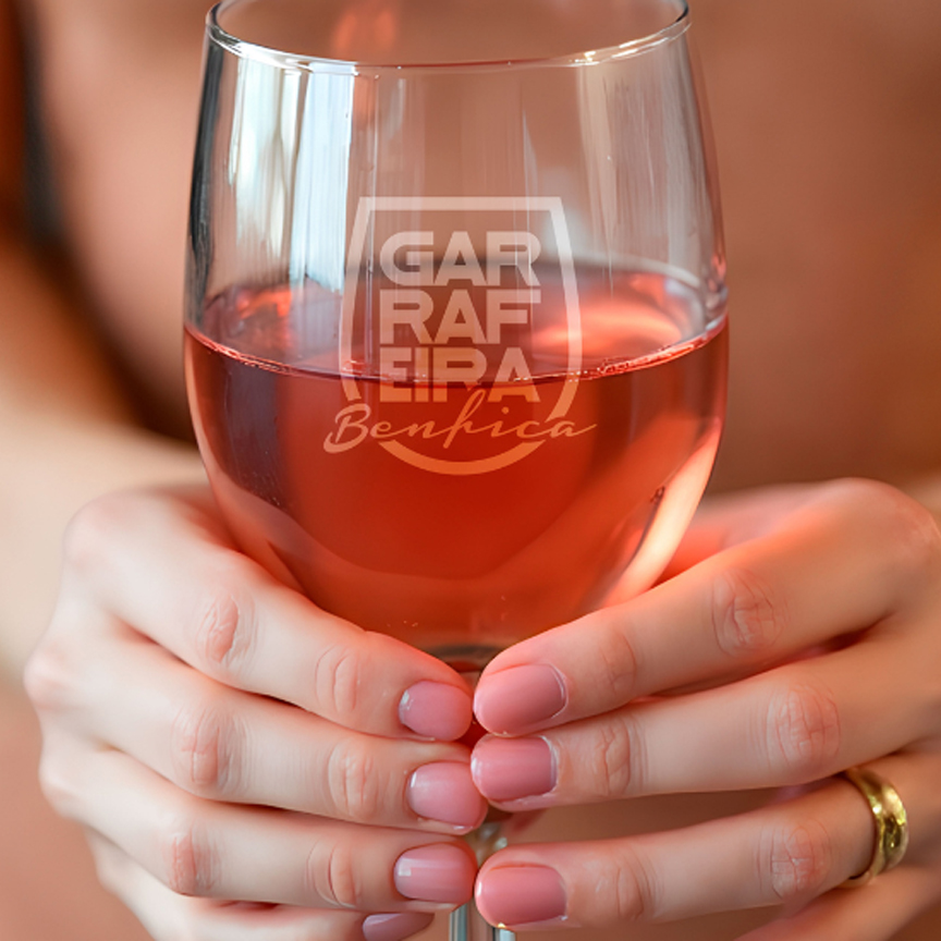 Copo de Vinho Rosé