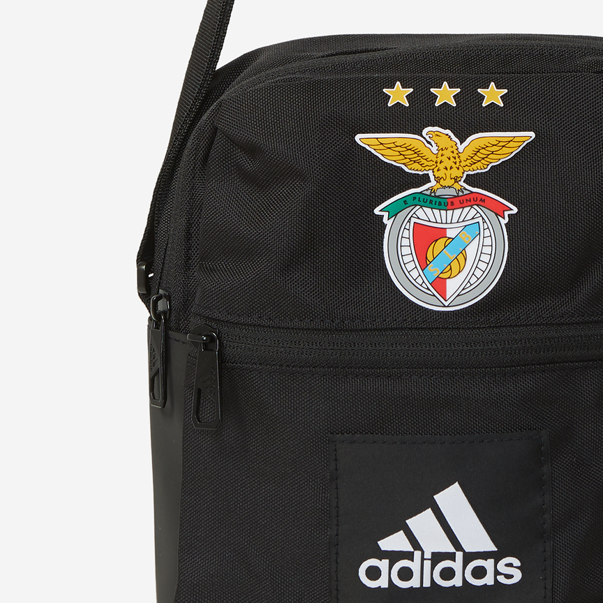Bolsa de Ombro Preta Adidas do Sport Lisboa e Benfica