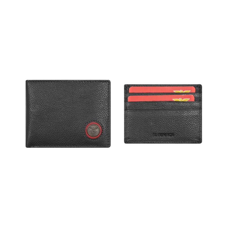 Conjunto Carteira e Porta-cartões Benfica