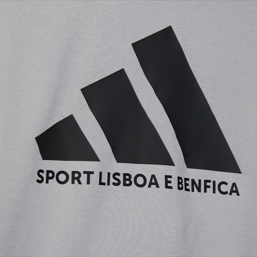 Fato de Treino Cinza e Preto SL Benfica x Adidas