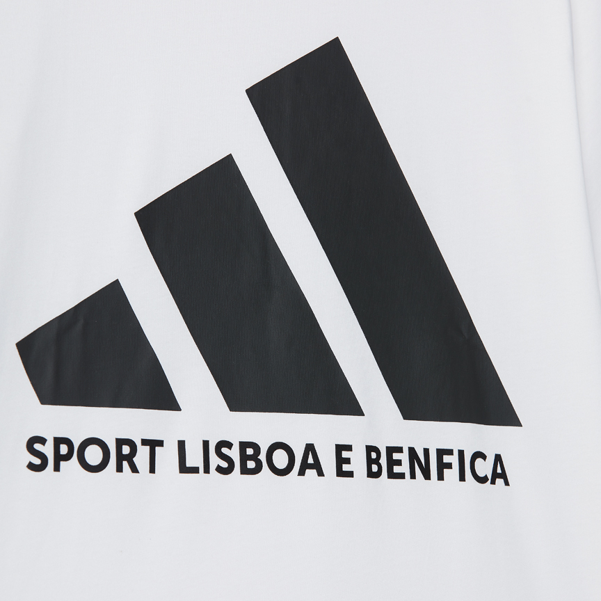 T-shirt Branca Sport Lisboa e Benfica x Adidas Essentials