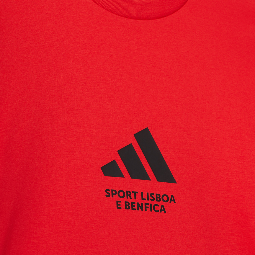 T-shirt Vermelha Sport Lisboa e Benfica x Adidas