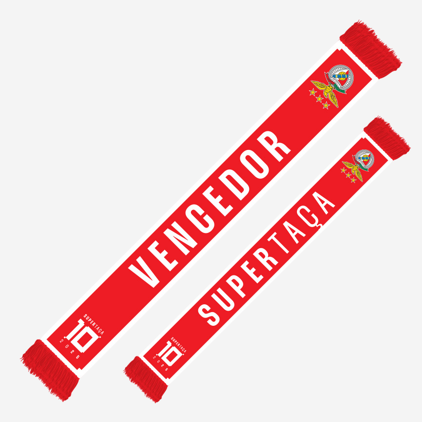 Cachecol SL Benfica Vencedor Supertaça 2025-2026