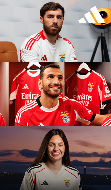 3 Camisolas SL Benfica 2025-2026